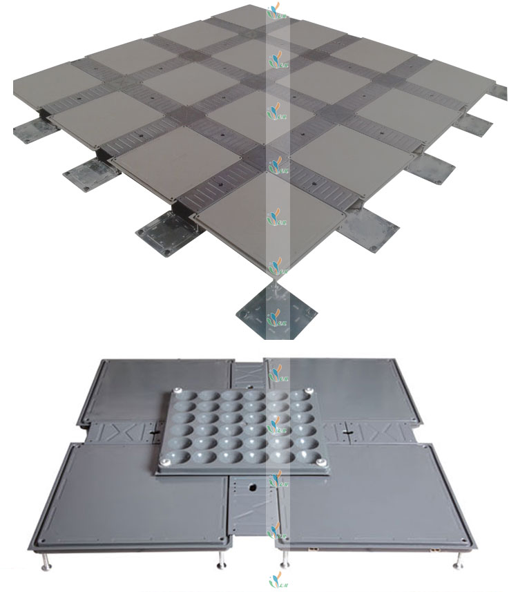 扣槽式网络防静电地板